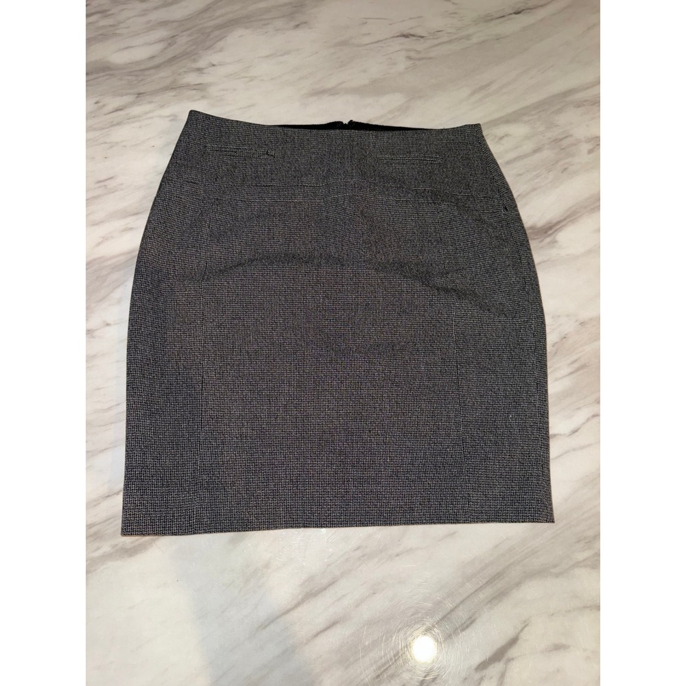 EXPRESS Women's Pencil Skirt Black White Pattern Business Casual Size 0